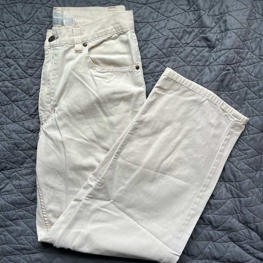 vintage old navy off-white jeans